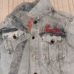 cropped jean jacket